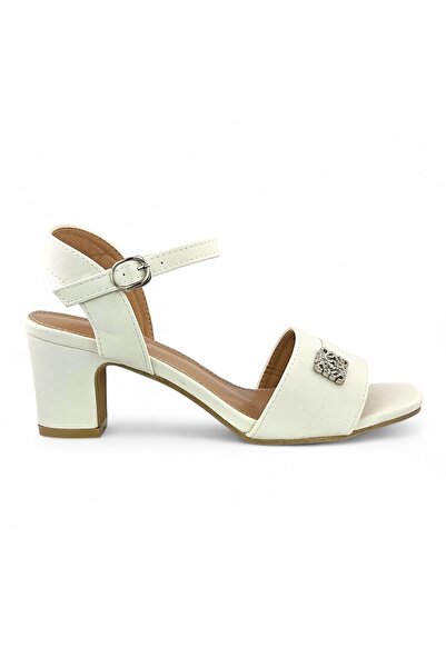 Sunrise صندل بحزام الكاحل وكعب عريض