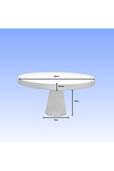 na neşeli ahşap 26 cm White Cake Display Stand Birthday Cake Display Stand with Stand Decorative Wooden Cake Stand