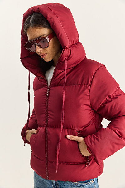 Bianco Lucci Women's Hooded Puffer Coat