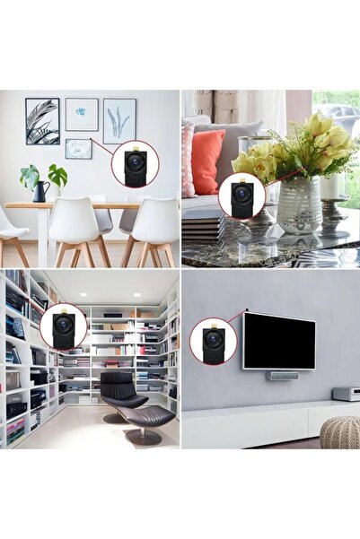 Electronic SPY كاميرا صغيرة مخفية للرؤية الليلية DIY - 1080P Full HD WiFi Compact