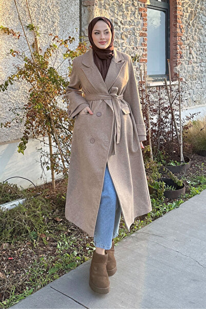 Ovn. Широкий капюшон з манжетами - норка