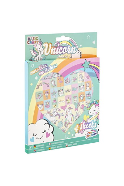 GRAFİX Set 100 abtibilduri cu unicorni