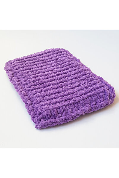 Blanosic Cushion for dog and cat transport cage, Furry, Handmade, Lilac, 45 x 30 cm
