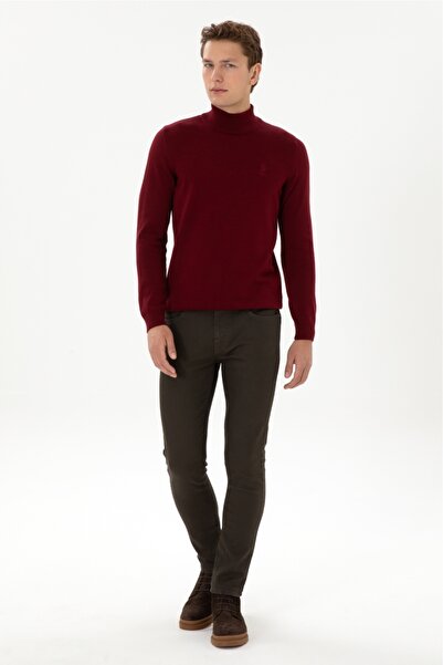 U.S. Polo Assn. U.S. Polo Assn. Half Fisherman 100% Cotton Knit Sweater