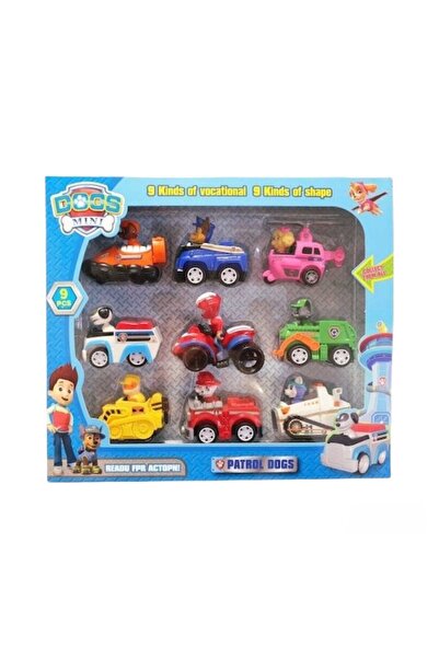 Virtual Trend Set of 9 figures and vehicles, Virtual Trend®, Paw Patrol