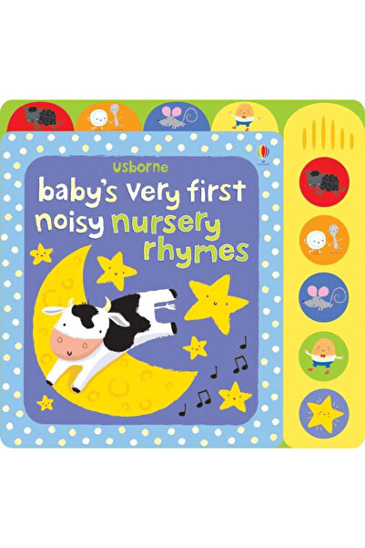 Usborne Carte senzorială cu sunete, CANTARE DE LEGĂDINĂ CU ZGOMOT, Usborne, +...