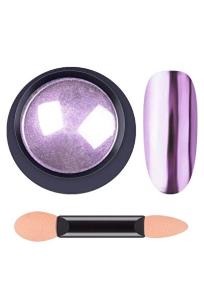 Total Pro Beauty Mirror effect nail powder purple 10 g