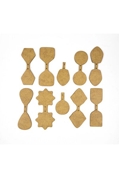 AiryFooT Anahtarlık Şablon Seti , 10 Parça Kalıp