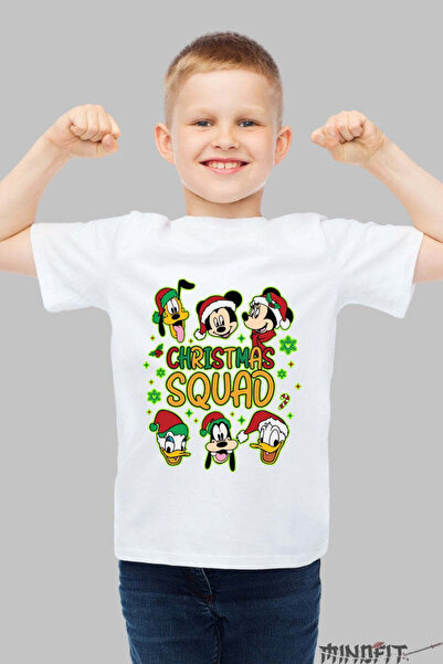 GILDAN Tricou De Craciun Copii Echipa Vesela Disney Baiat