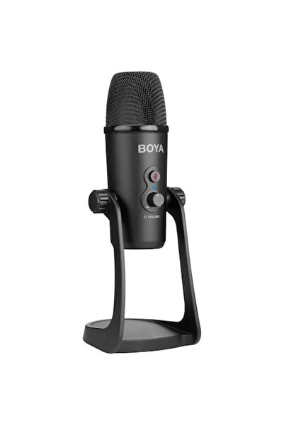BOYA BY-PM700 USB Condenser Microphone – Multi-pattern, Stand, Mute, Headphone Out (for PC)