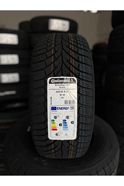 Continental 225/45R17 91H FR TS870 WINTERCONTACT KIŞ LASTİĞİ- JANT KORUMALI-2025 TARİHLİ