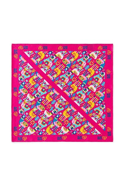 All We Need Is Pets Inca Llama Pink Silk Bandana for Pets – Stylish & Comfortable Pet Accessory