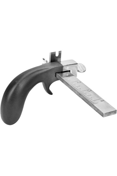 Fydun Leather strip cutting tool, adjustable width, for belts, with 3 replacement blades, aluminum