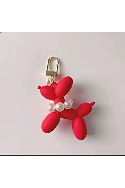 Purple Adv سلسلة مفاتيح بتصميم كلب بالون