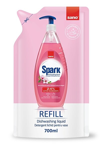 Sano Detergent vase Spark migdale refill 700ML