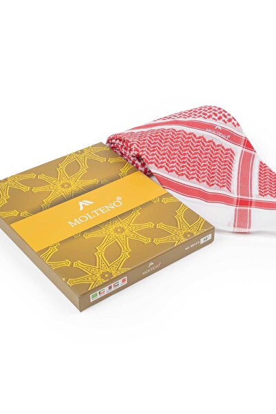 MOLTENO شماغ ملتينو احمر رجالي مقاس