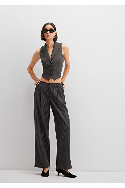 Mavi Wool Blend Striped Trousers 1011129-89329