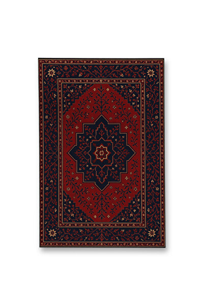 Rugs Modern Halı MOSSO Παραδοσιακό Θεματικό Σχέδιο Υφαντό Χαλί με Βάση Vintag...