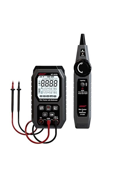 NOYAFA Network Cable Tester & Multimeter 2-in-1 with PoE & NCV, TDR Length Test, USB-C Charging, LCD