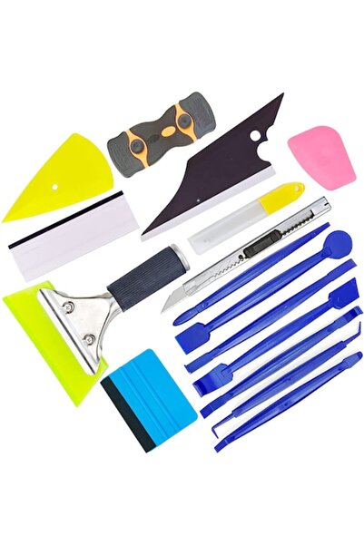 LET Kit de accesorii profesionale pentru folie auto (foliere geamuri, faruri,...