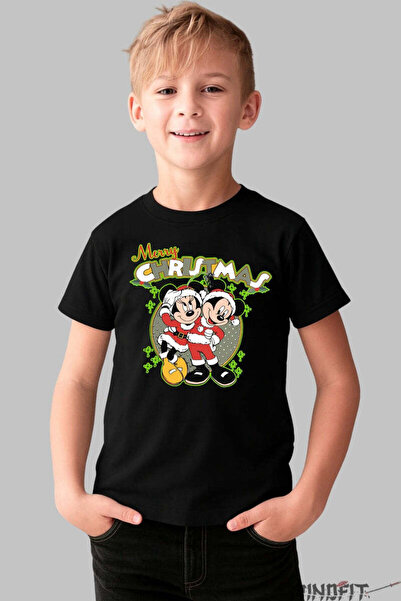GILDAN Tricou De Craciun Copii Mickey Si Minnie Sarbatoresc Baiat