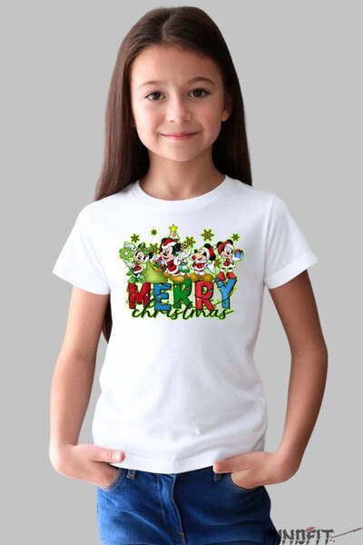 GILDAN Χριστουγεννιάτικο μπλουζάκι για παιδιά, με χαρούμενα σχέδια, πολύχρωμο...