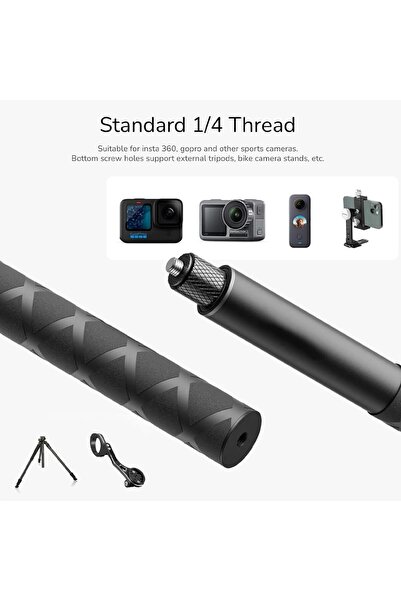 O Ozone Universal Invisible Selfie Stick For Insta360 One X3 X4, ACE PRO One R Invisible Monopod Stick