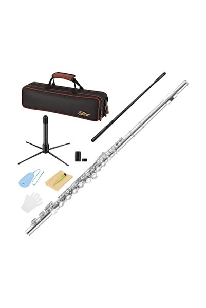 Eastar Flaut Do Nickel cu 16 clape, Sol decalat, set complet pentru începător...