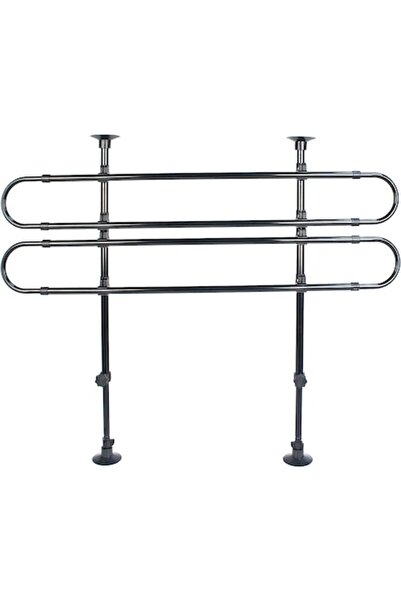 Sakura Universal Car Dog Barrier, Adjustable Width 86–150 cm, Height 63–110 cm, Black Metal