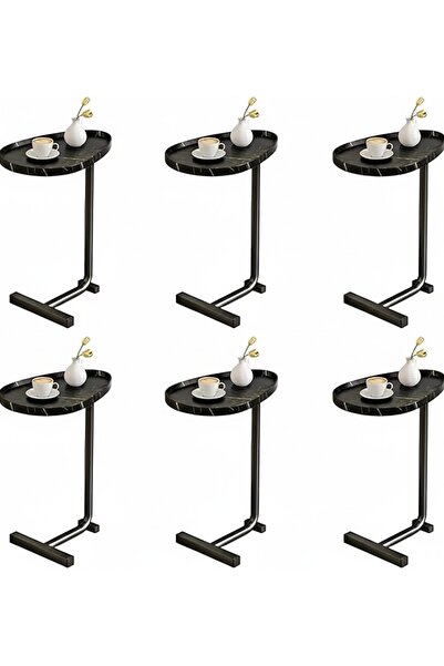 NZONE STORE Nzon coffee table, C-shaped side table for sofas and modern small...