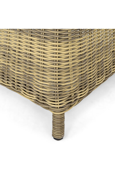 Maison Mex Garden/terrace table, SAINT RAPHAEL, H.72 D.120 cm, natural