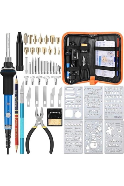 handskit Kit de lipire și ardere pe lemne, 42 de piese, 60W, reglabil 220450C