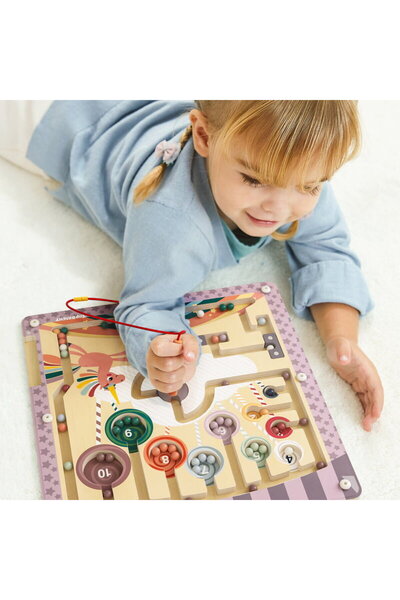 Top Brıght Puzzle labirint - Cursa unicornului fantastic