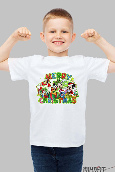 GILDAN Tricou De Craciun Copii Gasca Vesela Merry Christmas Baiat