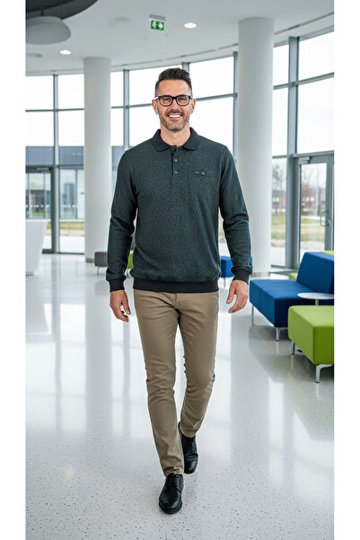 DYNAMO Polo Collar Selanik Woven Knitwear