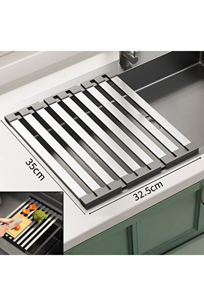 Generic Foldable Drain Rack for Kitchen Dishware 35*32.5