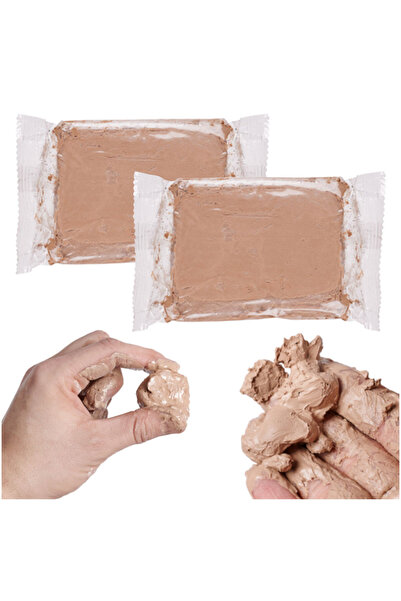 zola Lut de modelaj pentru olarit, roata olarului, 2 plicuri individuale, 800 g, maro