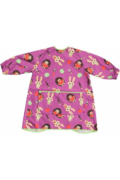 Tidy Tot Baveta lunga cu buzunar - Animalute vesele