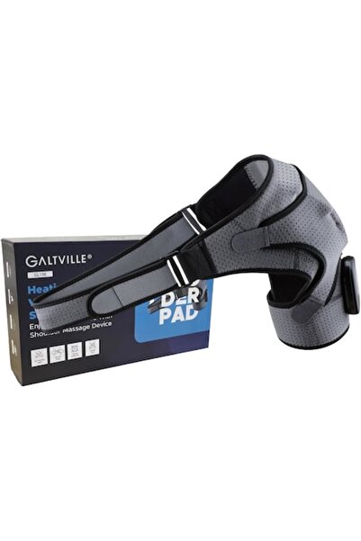 Galtville Aparat de masaj pentru umeri, baterie de 5000 mAh, senzor tactil, USB-C, 3 niveluri de căldură și 3 niveluri de vibrație