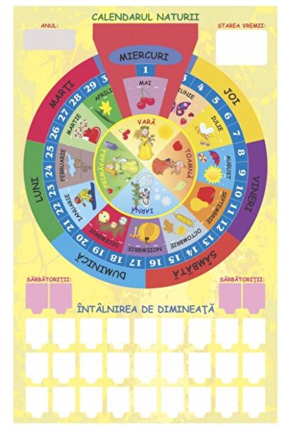 Editura Delta Cart Educational Calendarul naturii si intalnirea de dimineata