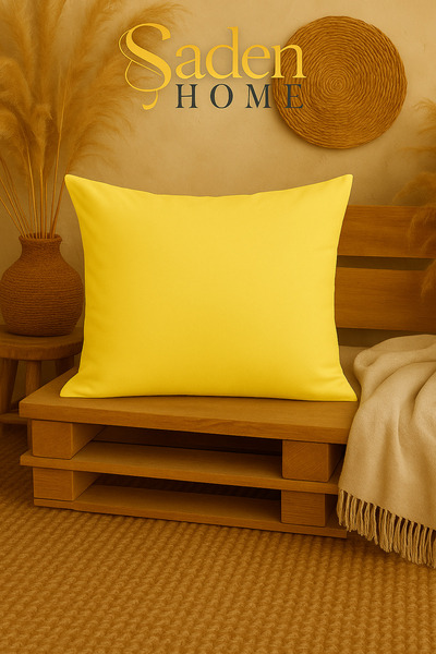 SADEN HOME Solid Color 2-Piece Cushion Cover