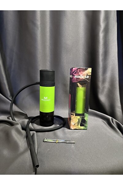 MEGAHED TAŞINABİLİR YEŞİL NARGİLE TAKIMI