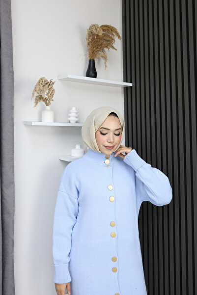 sorisso Knitwear Dress, Long, Button Detail