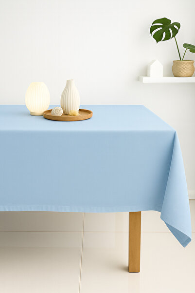 SADEN HOME غطاء طاولة من القماش القطني القابل للغسل