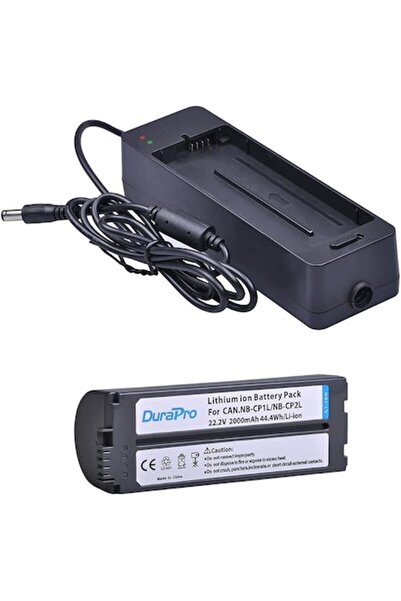Durapro CG-CP200 rechargeable battery set, 2000 mAh, 22.2 V for Canon NB-CP2L / SELPHY CP printers