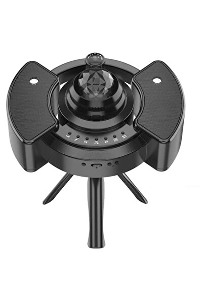 Priksia LED Star Projector with Bluetooth Speaker and Remote Night Light, Moon, Stars & Clouds, 360 Ro