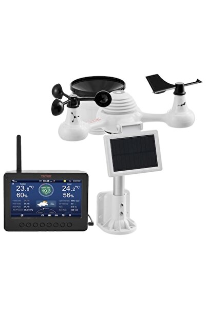 VEVOR 7-in-1 WiFi Weather Station with 7-inch Display