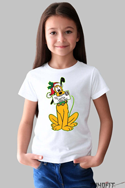 GILDAN Tricou De Craciun Copii Catelusul Cu Scrisoare Pentru Mosu Fata