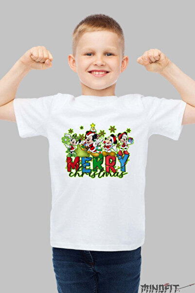 GILDAN Χριστουγεννιάτικο μπλουζάκι για παιδιά, με χαρούμενους χαρακτήρες, πολ...