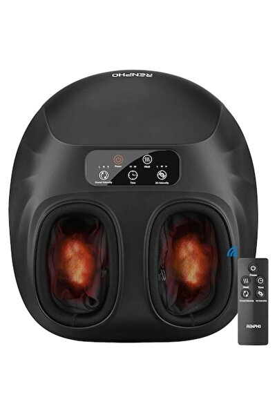 RENPHO Shiatsu foot massager with remote, heating, rollers, air compression, timer, touch control panel